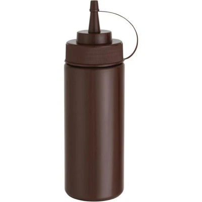 Afbeelding van Vogue portioneer knijpfles bruin 34cl