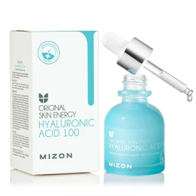 Afbeelding van [MIZON] ACID HYALURONIC 100 (30 ml) Korean Skincare Ultrahydraterend anti verouderingsserum Geformuleerd met hyaluronzuur en anedosine