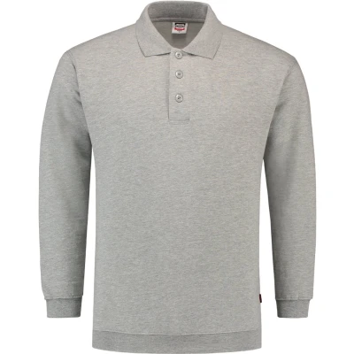 Afbeelding van Tricorp Polosweater Boord Casual Grijs Maat 4XL