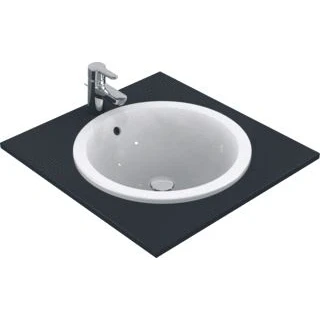 Afbeelding van Ideal Standard Connect inbouwwastafel rond (Ø48cm) wit zonder