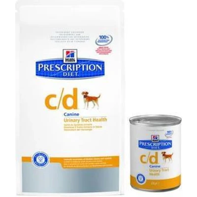 Afbeelding van Hill&quot;;s Prescription Diet C/D Multicare Urinary Care nat hondenvoer met kip blik 1 tray (12 x 370 g)