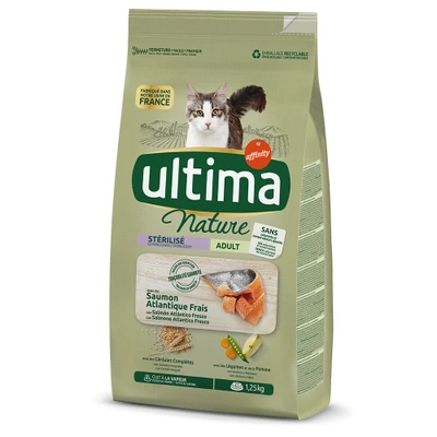Afbeelding van Ultima Nature Sterilized Zalm Kattenvoer 1,25 kg