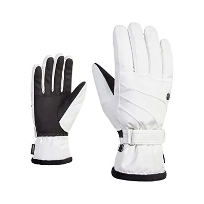 Afbeelding van Ziener Dames KASA skihandschoenen/wintersport extra warm, ademend, G Loft, wit, 7,5
