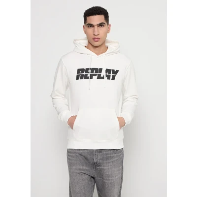 Afbeelding van Replay French Terry Sweater, Heren, Maat: 3XL, Off white