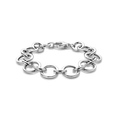 Afbeelding van Zilver Gerhodineerd Armband 17 Mm 20 Cm 1340012