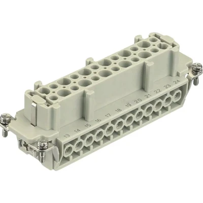 Afbeelding van Harting 09 33 024 2711 Businzetstuk Han® E 24 + PE Schroeven 1 stuk(s)