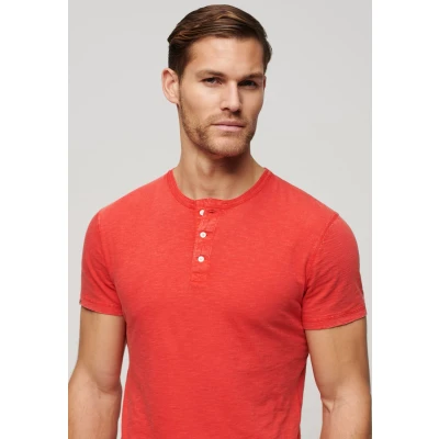 Afbeelding van Superdry Grandad T shirt Met Korte Mouwen Oranje M Man