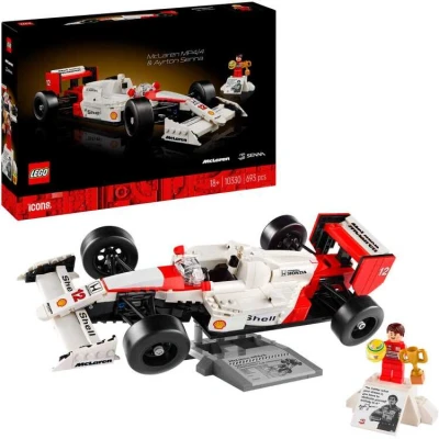 Afbeelding van LEGO 10330 Icons McLaren MP4/4 en Ayrton Senna Minifiguur