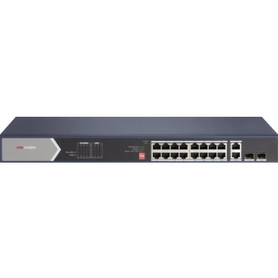 Afbeelding van HIKVISION 16 PORT GIGABIT UNMANAGED POE SWITCH