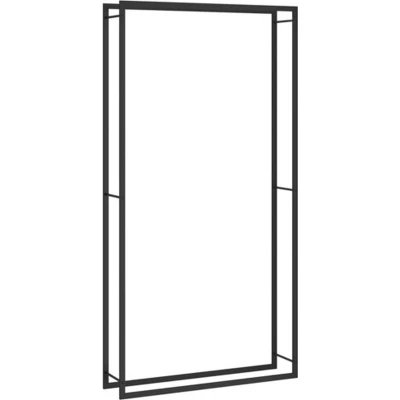 Afbeelding van Haardhoutrek 110x28x214 cm staal matzwart