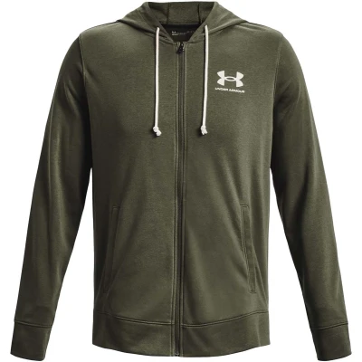 Afbeelding van Under Armour Rival LC FZ Sweater met rits, Heren, Maat: Large, Marine od green onyx white