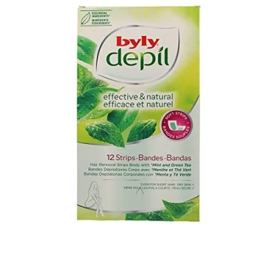 Afbeelding van DEPIL MINT BODY BANDS EN GROENE THEE 12 EENHEDEN