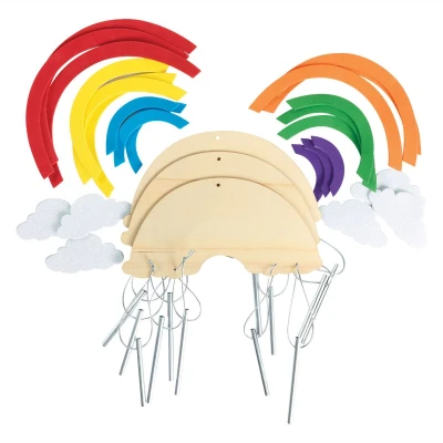 Afbeelding van Colorations Maak en Versier je eigen Windgong, Set van 12