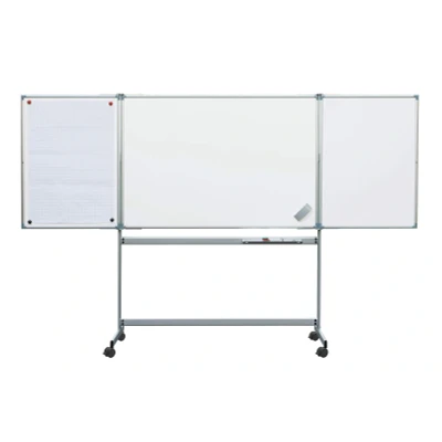 Afbeelding van Meervlaksbord, mobiel, 5 vlaks, gelakarton staal, 100 x 150