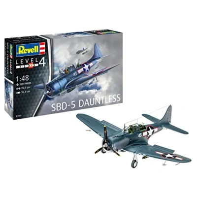 Afbeelding van 1:48 Revell 03869 SBD 5 Dauntless Navyfighter Plastic Modelbouwpakket