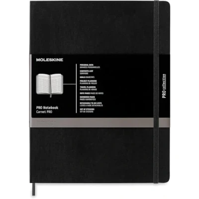 Afbeelding van Moleskine Notitieboek Smart Collectie XL Zachte Kaft Blanco Zwart