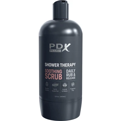Afbeelding van PDX Plus Douche Therapie Kalmerende Scrub Lichtbruin