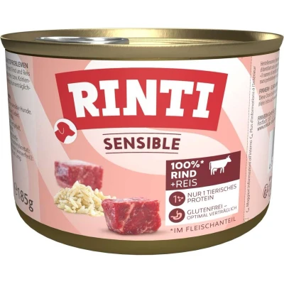 Afbeelding van Rinti Sensible Nieuw Zeeland 6 x 185 g Rund &amp; Rijst