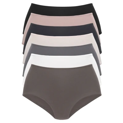 Afbeelding van Lascana Vivance BY 7 PACK Slip multicoloured, Dames, Maat: 32/34, Multi/coloured