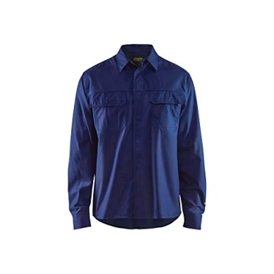 Afbeelding van Blaklader Vlamvertragend overhemd 3227 1515 Marineblauw