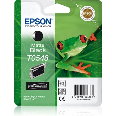 Afbeelding van Epson Inktcartridge T0548 Matte Black/Mat Zwart voor o.a R800