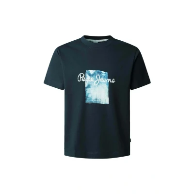 Afbeelding van Pepe Jeans Prush Tshirt print, Heren, Maat: XL, Dulwich blue