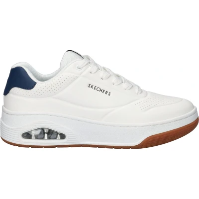 Afbeelding van Skechers Uno Court heren sneaker Wit Maat 48,5