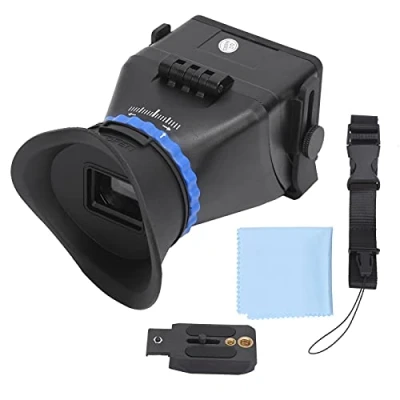 Afbeelding van Camerazoeker, Professionele 3x Vergroting LCD zoeker Vergrootglas voor 3 Inch/3.2 Inch scherm, Verstelbare DSLR Camcorder, DSLR/SLR camera, Zonnescherm Camerascherm