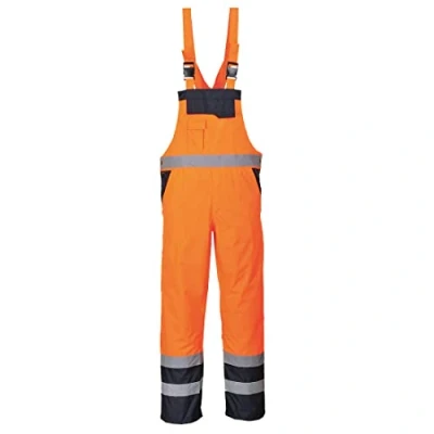 Afbeelding van Twee kleuren Amerikaanse overall Gevoerd maat Large, Orange