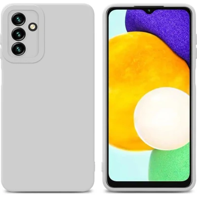 Afbeelding van Cadorabo Hoesje geschikt voor Samsung Galaxy A13 5G in Fluid WIT Beschermhoes gemaakt van flexibel TPU silicone Cover Case