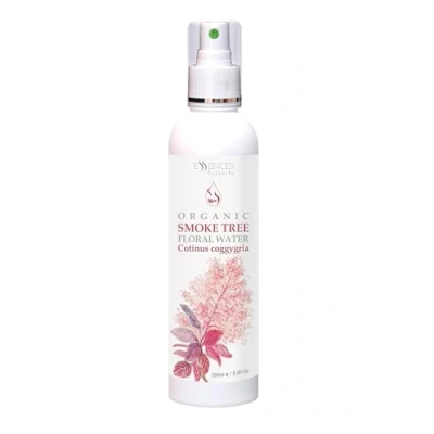 Afbeelding van Essences Bulgaria Biologische Rookboom Bloemen Water 250ml 100% Puur en Natuurlijk Spray voor Gezicht, Lichaam Haar Reiniging Toning Alcoholvrij Uitstekend Hydraterend Veganistisch