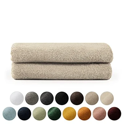 Afbeelding van Blumtal Terry Handdoeken Set 2 x Handdoek 50 100 cm Zand
