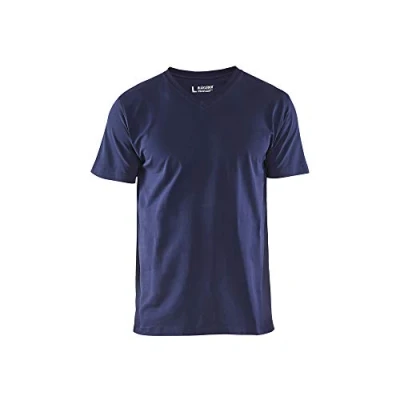 Afbeelding van Blaklader T Shirt, V hals 3360 1029 Marineblauw S
