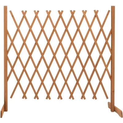 Afbeelding van vidaXL Tuinlatwerk 180x100 cm massief vurenhout oranje
