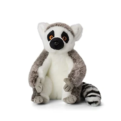 Afbeelding van WWF pluche dier Lemur (23 cm), bijzonder pluizige en levensechte dierencollectie van het WWF, hoge kwaliteits veiligheidsnormen, ook geschikt voor baby&#039;s, meerkleurig