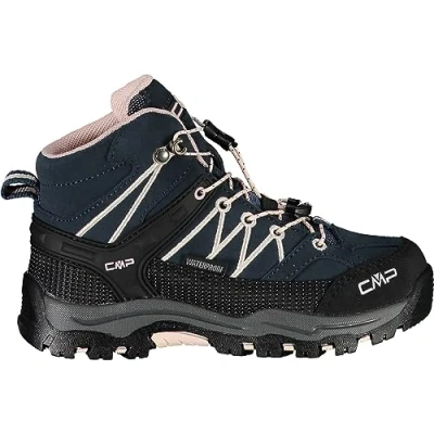 Afbeelding van CMP Rigel MID Trekking WP Unisex Bergschoenen voor kinderen, Maat: 29, Asphalt/rose Leer en textiel