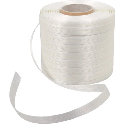 Afbeelding van Balenpersband 16 Mm Breed X 340mtr Wit (8 Rollen)