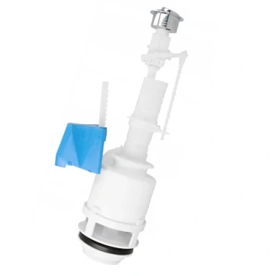 Afbeelding van WC spoelventiel afvoerventiel spoelgarnituur Heberglock voor keramische spoelbak watertank 3/6 L START/STOP