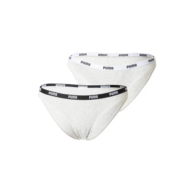 Afbeelding van Puma 2P Iconic Bikini Grijs Medium Dames