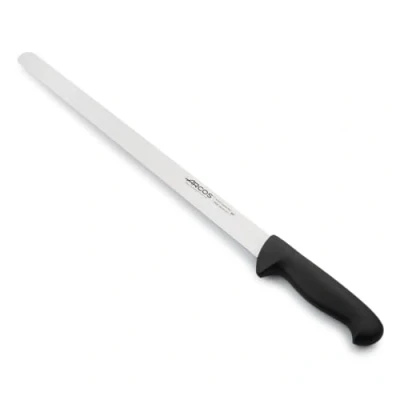 Afbeelding van Arcos Series 2900 Snijmes Ham Mes Blade Nitrum RVS 16&quot; Handvat Polypropyleen Zwart Kleur