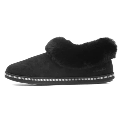Afbeelding van Skechers Cozy Campfire Dames Sloffen Zwart Maat 40
