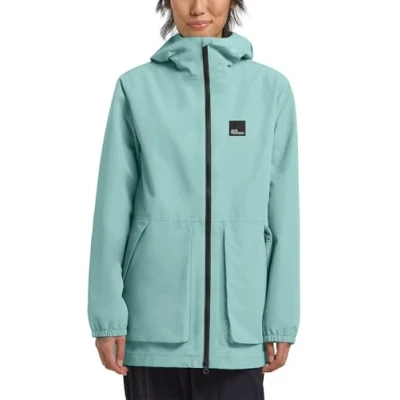 Afbeelding van Jack Wolfskin Terraview Outdoorjas, Dames, Maat: XS, Soft jade