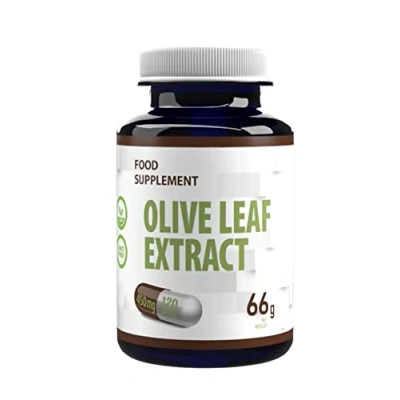 Afbeelding van Olijfbladextract 450mg 120 Vegan Capsules met 40% Oleuropein 180 mg, Immuunsysteem, Antioxidant, Rijk aan Polyfenolen