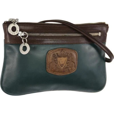 Afbeelding van Hidesign lederen dames cross over/cross body &#039;Prunella&#039; inktblauw