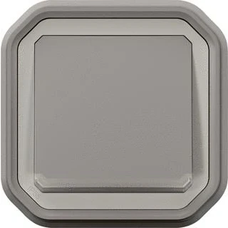 Afbeelding van Legrand plexo drukknop no verlicht inbouw compleet ip55 ik08 grijs 069832l