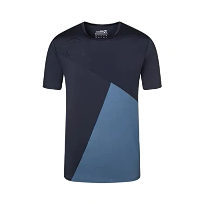 Afbeelding van Rock Experience REMT02091 Drum SS T shirt unisex volwassenen 1330 Blue Nights+1344 China Blue+1330 Nights M, Nights, M
