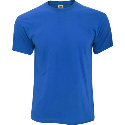Afbeelding van Fruit Of The Loom Heren Screen Stars Origineel Vol Cut T shirt met korte mouwen (Royaal Blauw) Maat 3XL