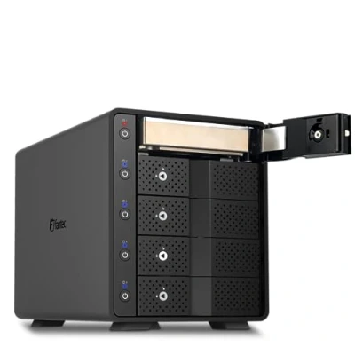Afbeelding van FANTEC 5X USB 3.2 Gen2 10G harde schijf dockingstation voor SATA 3.5/2.5 inch SSD&#039;s en HDDs. Transfersnelheden tot 10 Gbit/sec, geen gereedschap nodig, HUB, 2 x kabel. Aluminium behuizing