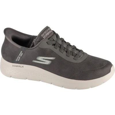 Afbeelding van Skechers Slip Ins: GO Walk Flex Smooth Motion 216326 GRY, Mannen, Grijs, Sneakers, maat: 44,5
