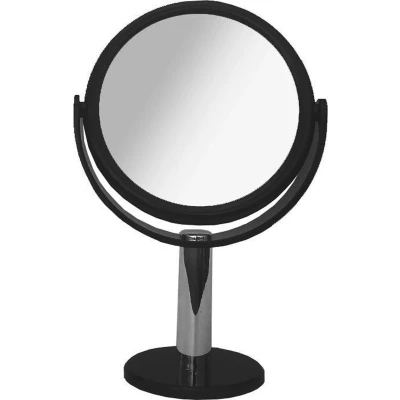 Afbeelding van Make up spiegel op voet (10x vergrotend) zwart